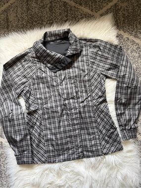 Nau plaid lightweight jacket